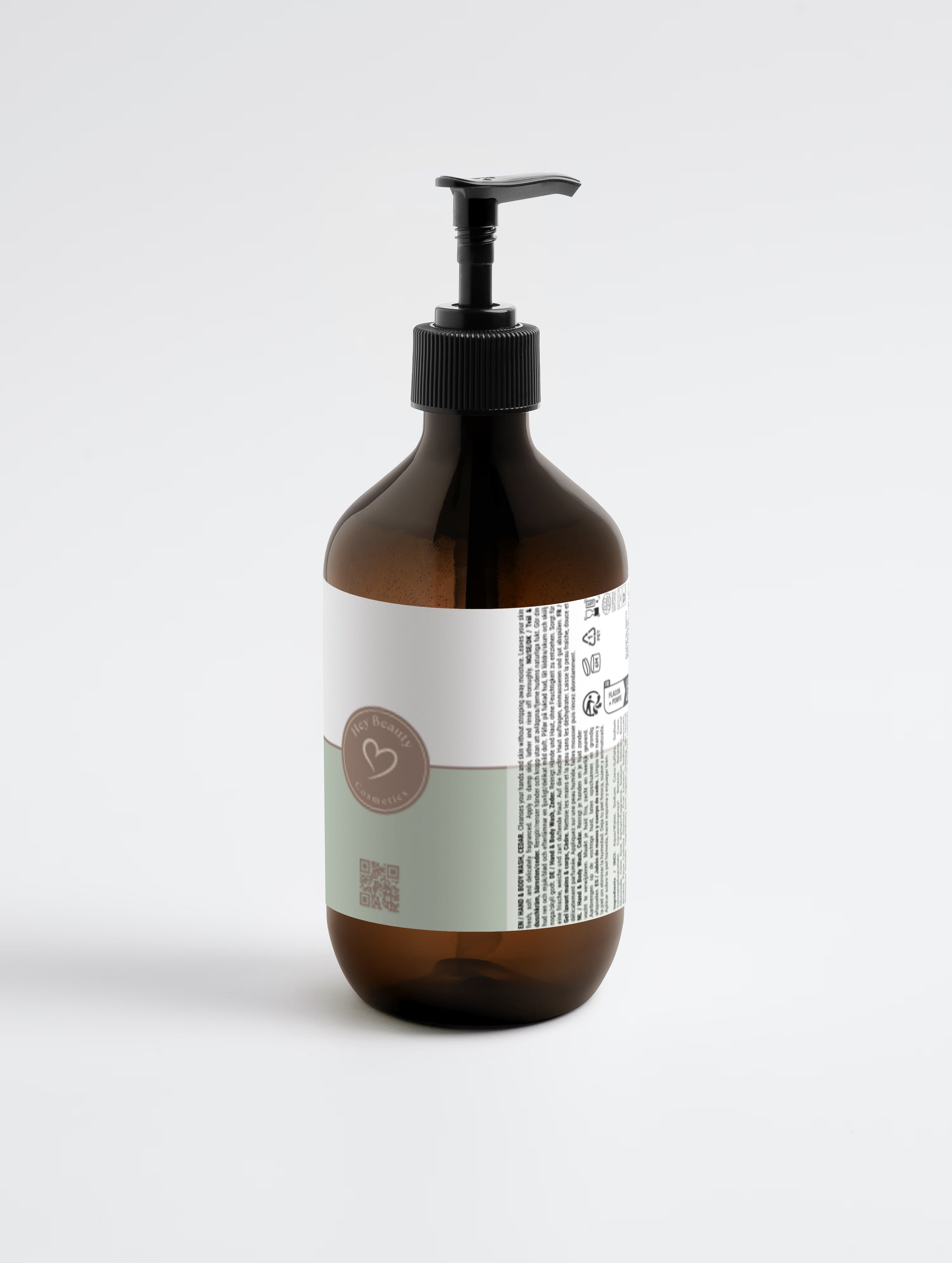 Hand & Body Wash, Peppermint & Dark Cedar