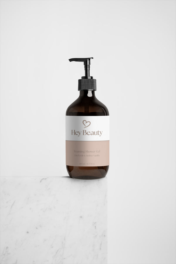 Pflegendes Hand- & Körperwaschgel mit Patchouli, Amber & Vanille – 490 ml