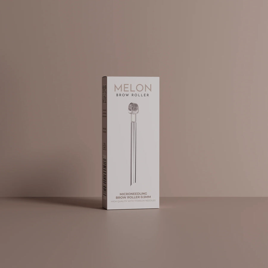 Melon Brow Roller für Augenbrauen mit 110 Titannadeln