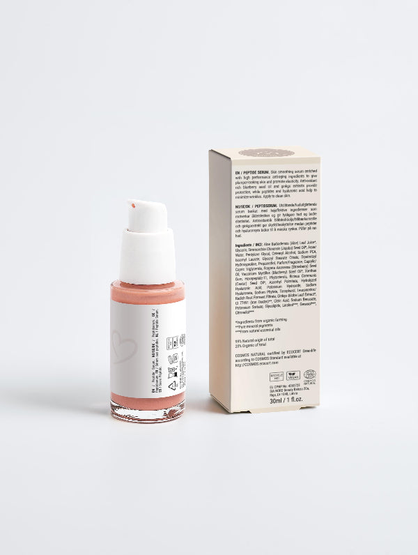 Peptid-Serum Textur goldene Flüssigkeit auf Pipette