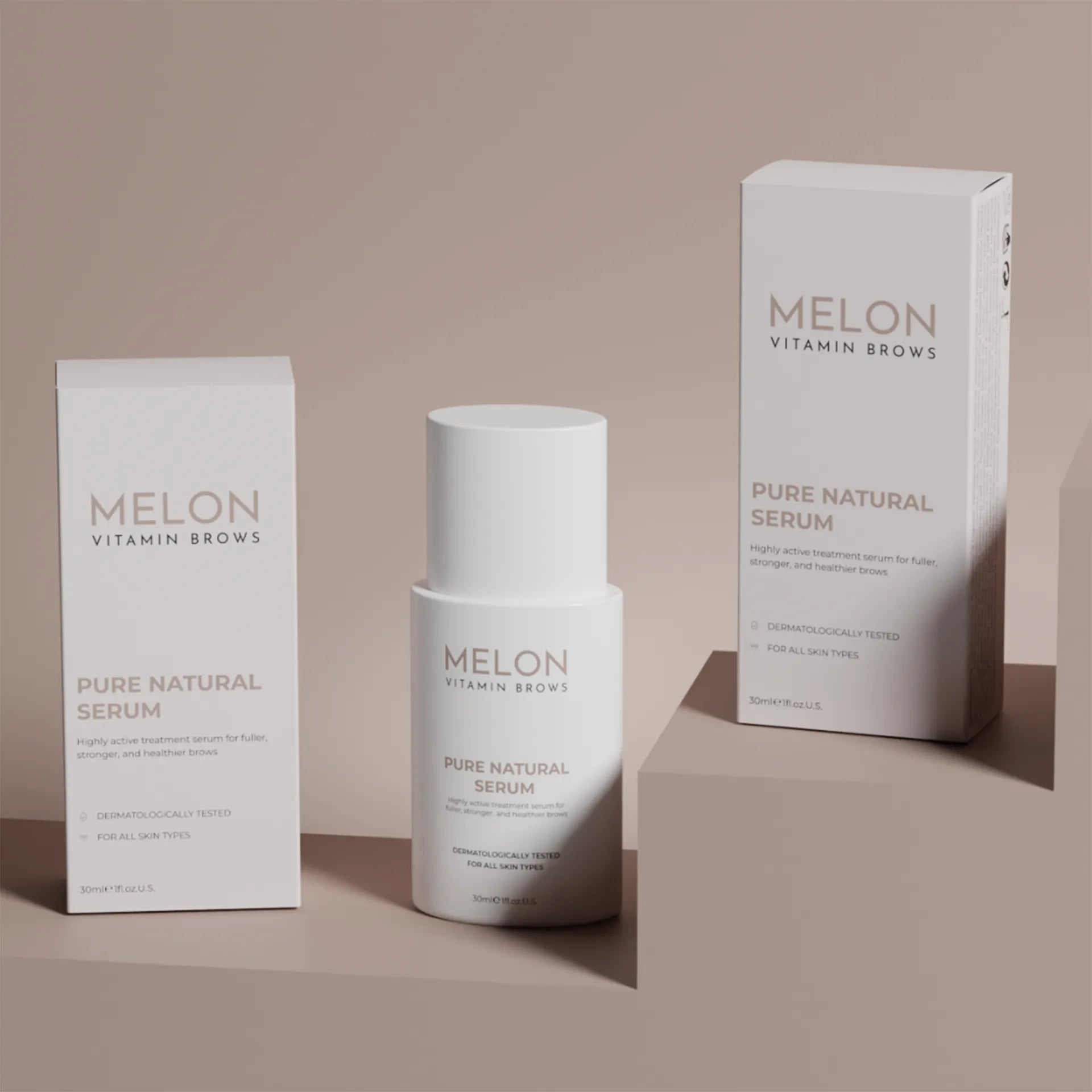 Veganes Augenbrauenserum Verpackung Hey Beauty Made in Europe