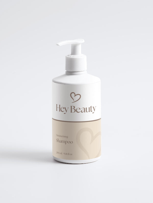 Veganes Feuchtigkeits-Shampoo Hydra Soft Hey Beauty Flasche